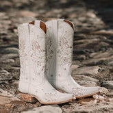 White Rhinestone Cowgirl Boots (Wedding Cowgirl Boots) Cowgirl Boots by Soto Boots
