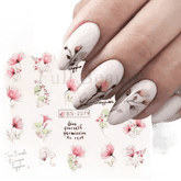 Spring Flower Leaf Nail Decals Nail Art Kits & Accessories by Shop5370096 Store