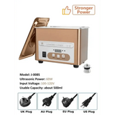 Stainless Steel 800ml Ultrasonic Cleaner 40khz Ultrasonic Cleaner by DSERS