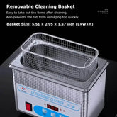 Stainless Steel 800ml Ultrasonic Cleaner 40khz Ultrasonic Cleaner by DSERS