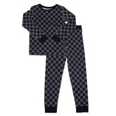 Two Piece Pajama Set Stealth Checker by Khlobe