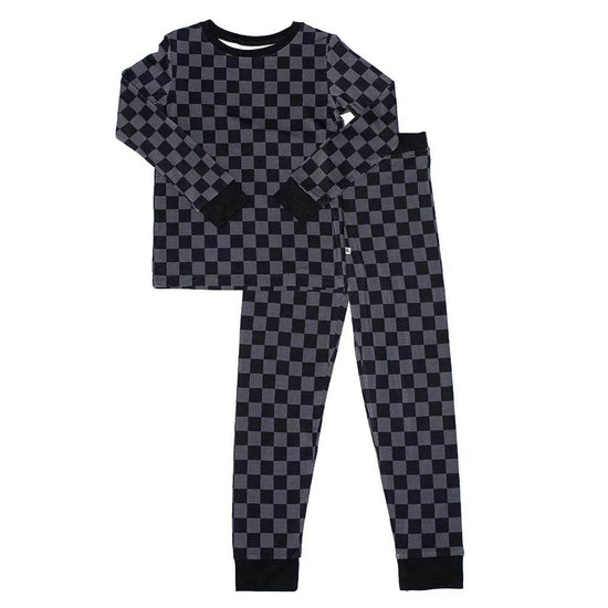 Two Piece Pajama Set Stealth Checker by Khlobe