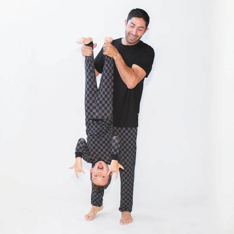 Two Piece Pajama Set Stealth Checker by Khlobe