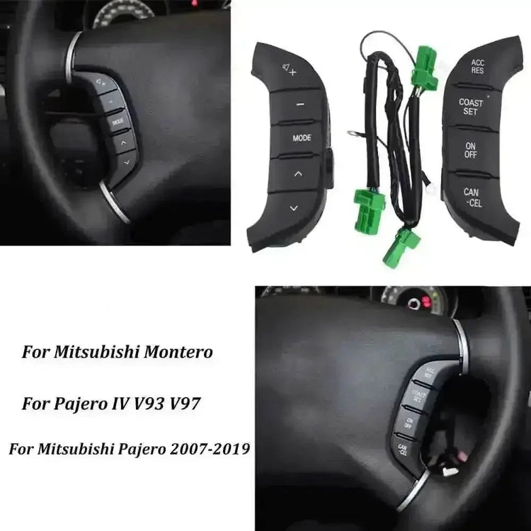 Steering Wheel Cruise Audio Switch fit for Mitsubishi Montero Pajero IV 8602A045 Stearing Wheel Switches by DSERS