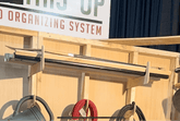 Shed Storage Organizer – Yard Tool Rack for Storage Sheds Shed Organization by HangThis Up My Shed Organizing System