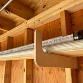 Shed Storage Organizer – Yard Tool Rack for Storage Sheds Shed Organization by HangThis Up My Shed Organizing System