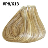 Straight Human Hair Extensions Brazilian Natural Seamless Clip ins Human Hair Extensions 16-26 Inch Full Head For Women Wigs by Dropshee