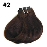 Straight Human Hair Extensions Brazilian Natural Seamless Clip ins Human Hair Extensions 16-26 Inch Full Head For Women Wigs by Dropshee