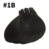 Straight Human Hair Extensions Brazilian Natural Seamless Clip ins Human Hair Extensions 16-26 Inch Full Head For Women Wigs by Dropshee