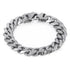 Stylish Matte Silver 15mm Chain Bracelet Bracelet by ALIEX