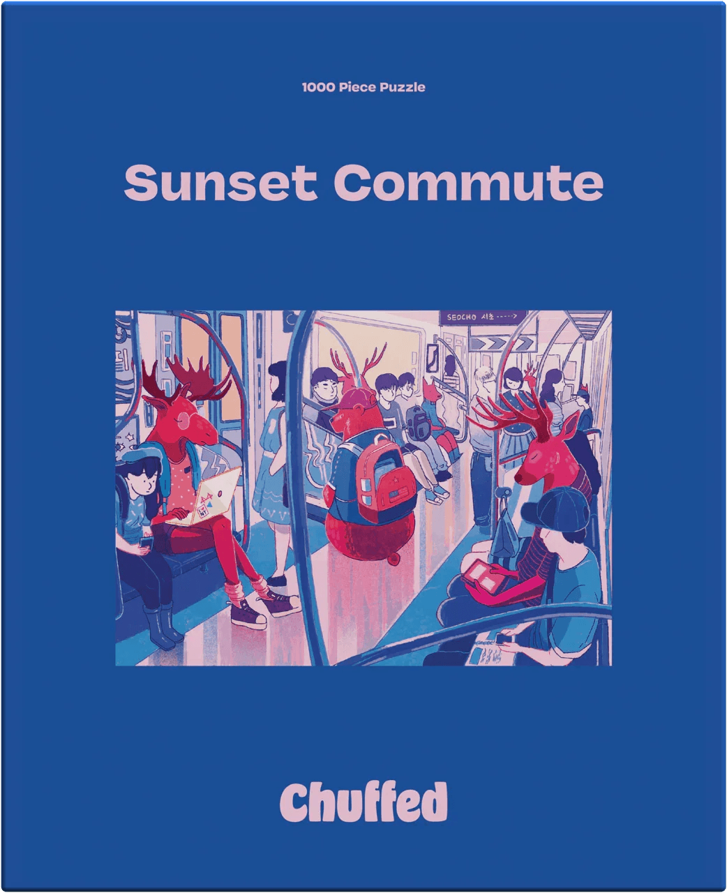 Sunset Commute 1000 Piece by Chuffed Puzzles