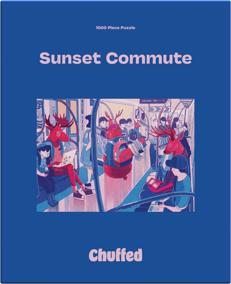 Sunset Commute 1000 Piece by Chuffed Puzzles