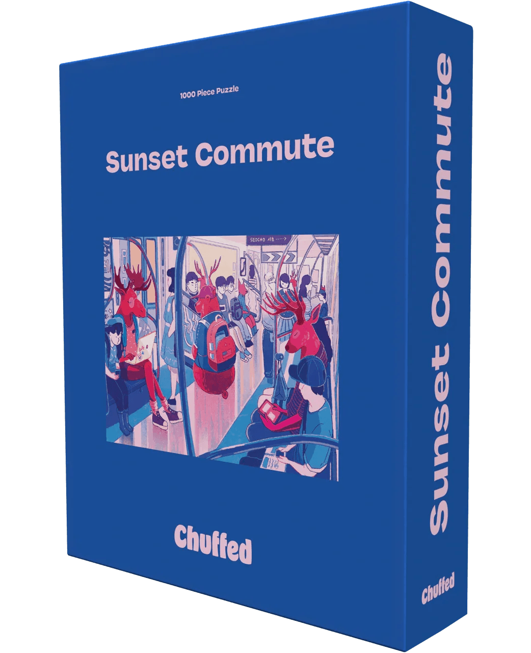 Sunset Commute 1000 Piece by Chuffed Puzzles