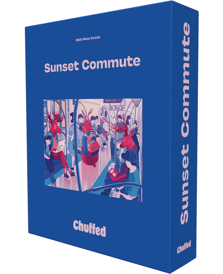 Sunset Commute 1000 Piece by Chuffed Puzzles