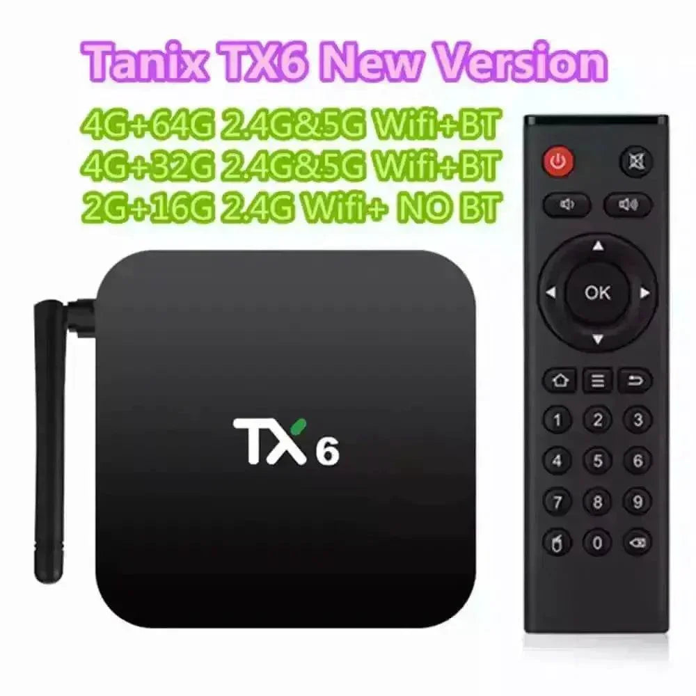 Tanix TX6 Allwinner H313 Quad Core TV Box TV Stream Box by Smartwatch China Store