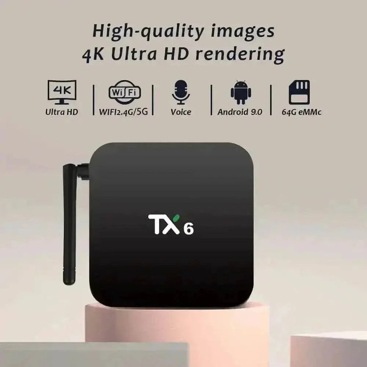Tanix TX6 Allwinner H313 Quad Core TV Box TV Stream Box by Smartwatch China Store