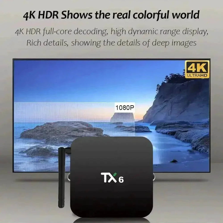Tanix TX6 Allwinner H313 Quad Core TV Box TV Stream Box by Smartwatch China Store
