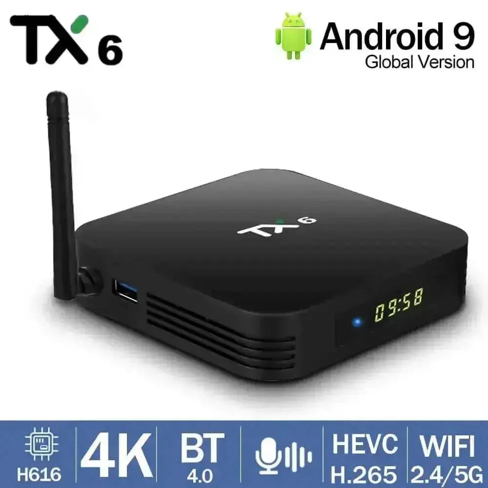 Tanix TX6 Allwinner H313 Quad Core TV Box TV Stream Box by Smartwatch China Store