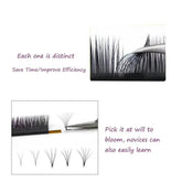 TDANCE Individual Easy Fan Eyelashes Extension Faux Mink Soft Natural Volume Makeup Fast Blooming False Lash Growth Lift Beauty Eyelashes Extension by Dropshee