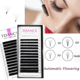 TDANCE Individual Easy Fan Eyelashes Extension Faux Mink Soft Natural Volume Makeup Fast Blooming False Lash Growth Lift Beauty Eyelashes Extension by Dropshee