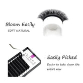 TDANCE Individual Easy Fan Eyelashes Extension Faux Mink Soft Natural Volume Makeup Fast Blooming False Lash Growth Lift Beauty Eyelashes Extension by Dropshee