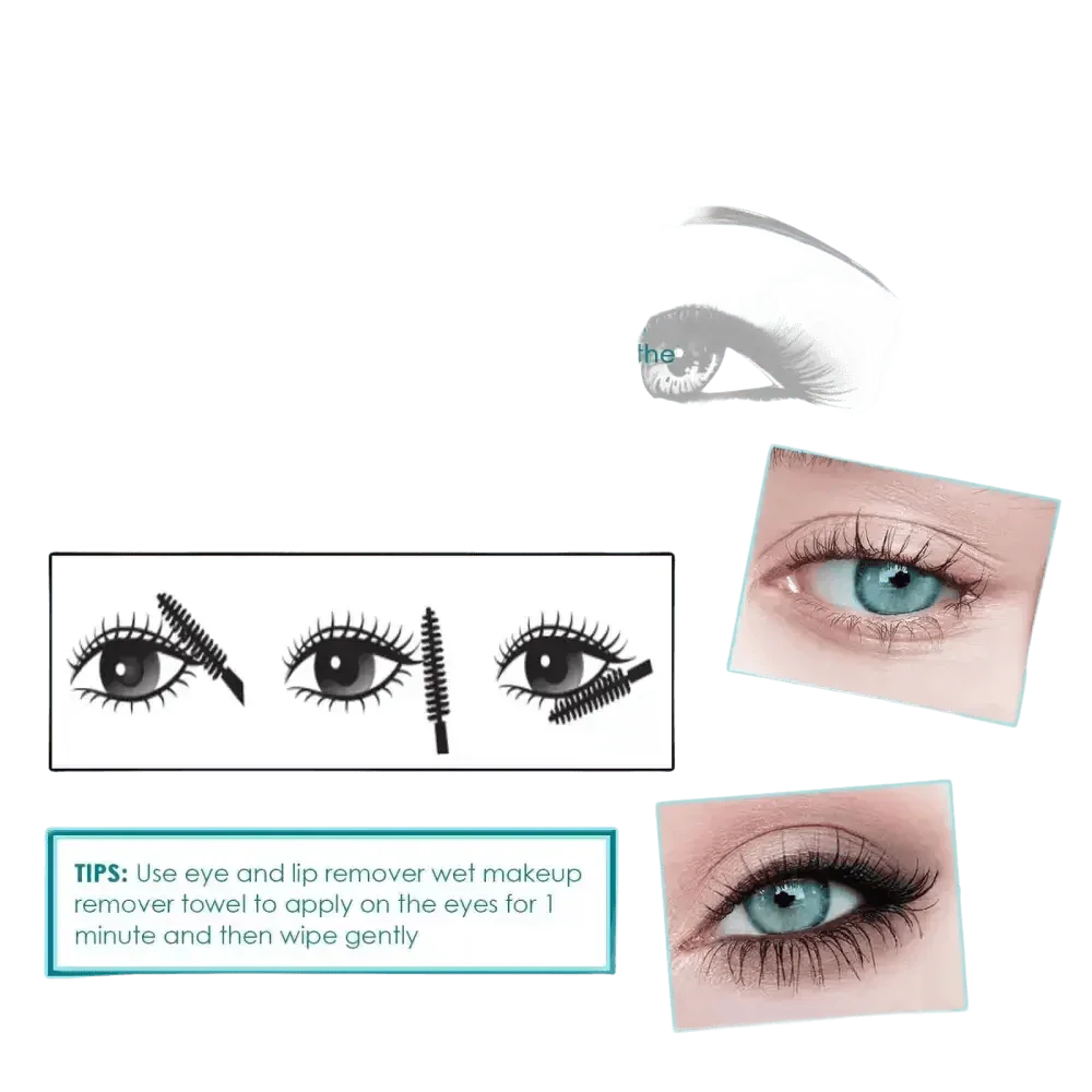 Teal Mascara Liquid Lash Extensions lash brush for eyelash extensions Makeup by CJ