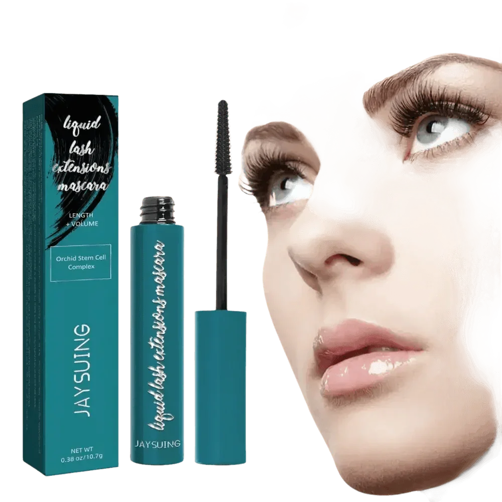 Teal Mascara Liquid Lash Extensions lash brush for eyelash extensions Makeup by CJ