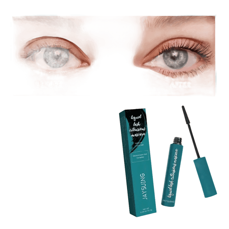 Teal Mascara Liquid Lash Extensions lash brush for eyelash extensions Makeup by CJ