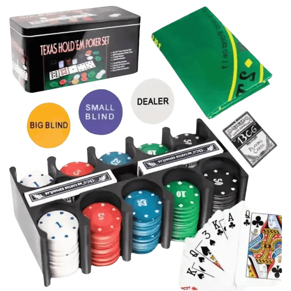 Texas Holdem Poker Chip Set Poker Chips & Sets by Shop1103404233 Store