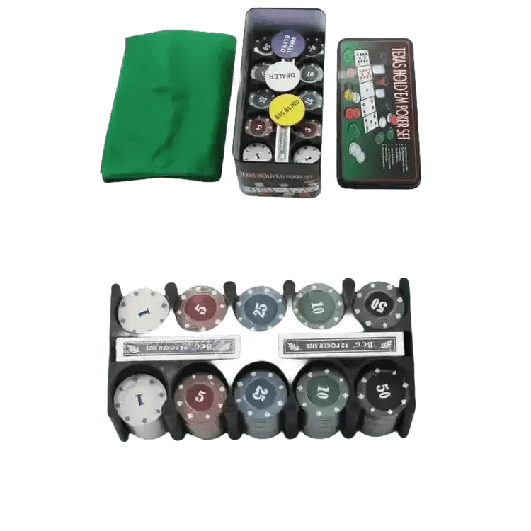 Texas Holdem Poker Chip Set Poker Chips & Sets by Shop1103404233 Store