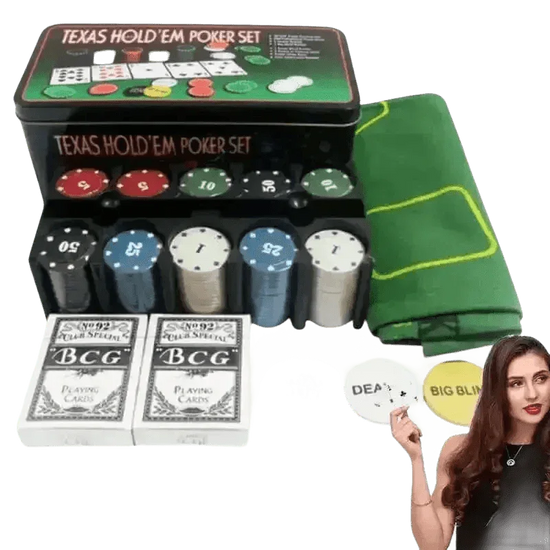 Texas Holdem Poker Chip Set Poker Chips & Sets by Shop1103404233 Store