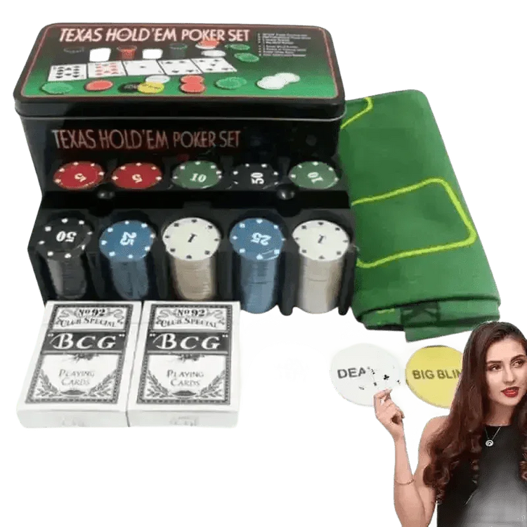 Texas Holdem Poker Chip Set Poker Chips & Sets by Shop1103404233 Store