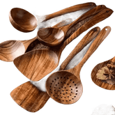 Thailand Wood Kitchenware Cooking Spoons Set Kitchenware by Warm Comfy Life Store
