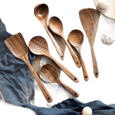 Thailand Wood Kitchenware Cooking Spoons Set Kitchenware by Warm Comfy Life Store