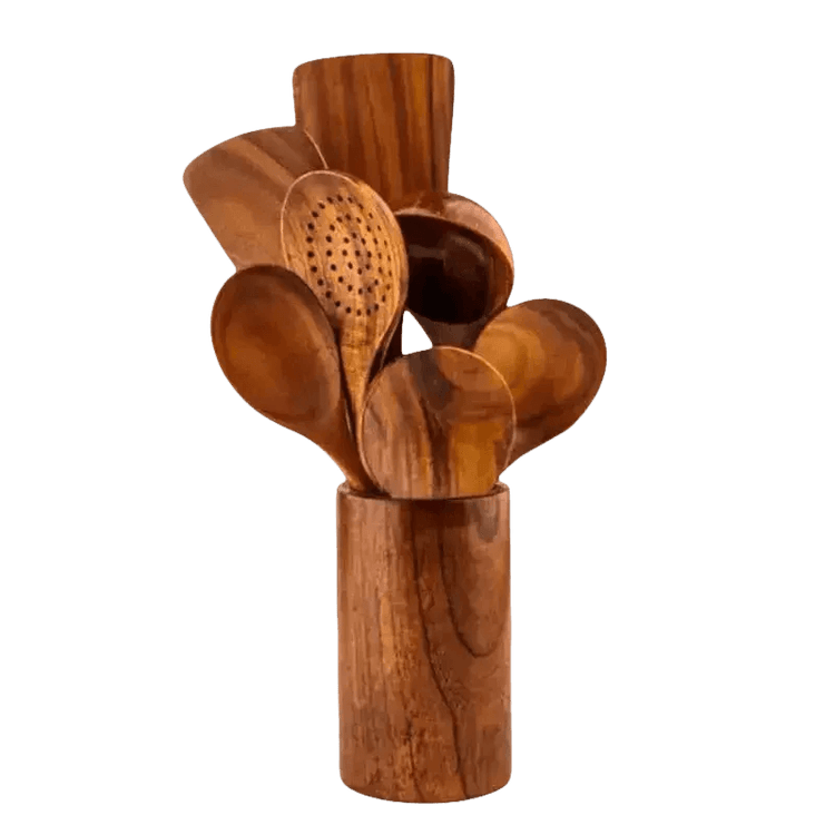 Thailand Wood Kitchenware Cooking Spoons Set Kitchenware by Warm Comfy Life Store