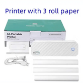 Thermal Portable Mini Printer with Paper Samples Mini Office Bluetooth Printer. Thermal Printer by CJ