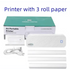 Thermal Portable Mini Printer with Paper Samples Mini Office Bluetooth Printer. Thermal Printer by CJ