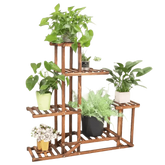 Tier Indoor Wood Plant Stand Plant Stand by unhohome Store