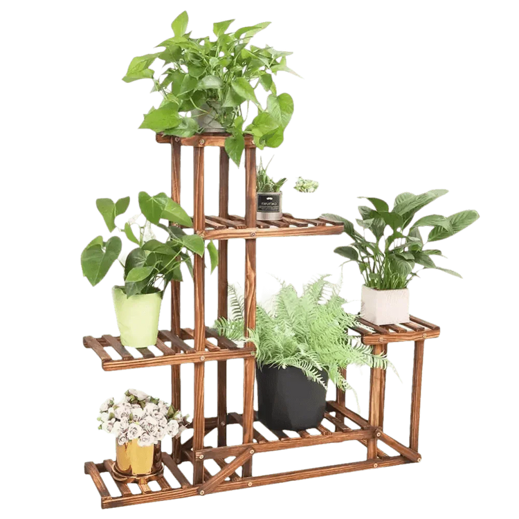 Tier Indoor Wood Plant Stand Plant Stand by unhohome Store