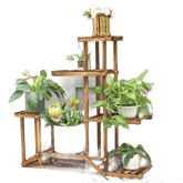 Tier Indoor Wood Plant Stand Plant Stand by unhohome Store