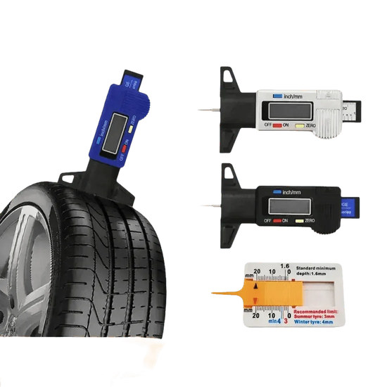 Tire Tread Depth Gauge Set Digital Tread Depth Gauge Tread Depth Gauge Digital Caliper by Tooleye Official Store
