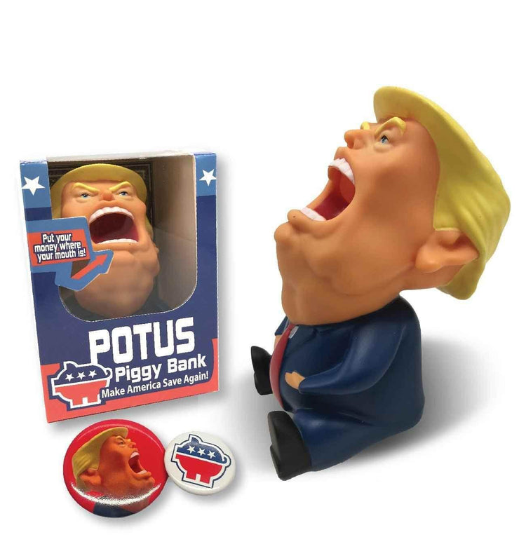 TRUMP TOY COLLECTIBLE COIN BANK COIN BANK by TRUMP PIGGY BANK