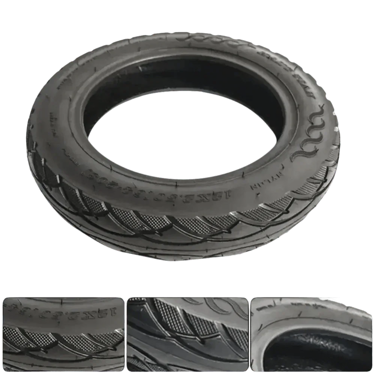 Two Black Electric Scooter 12x2 Tubeless Tyres 12 Inch Tubeless Tyre by Shop1102565623 Store