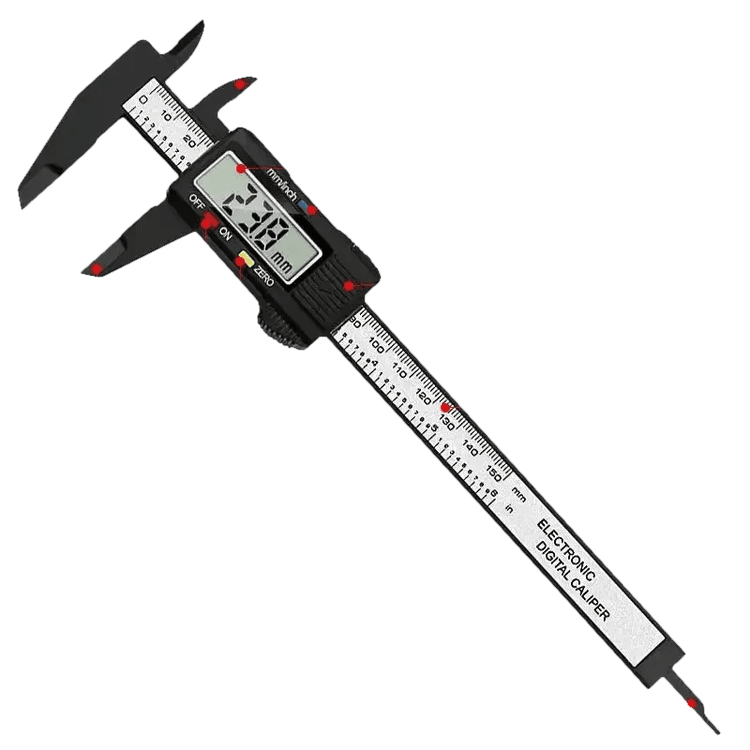 Two Black Digital Calipers Electronic Vernier Caliper Set Digital Caliper by China Tools Enterprise Store