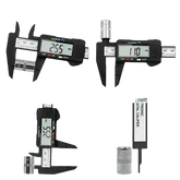 Two Black Digital Calipers Electronic Vernier Caliper Set Digital Caliper by China Tools Enterprise Store