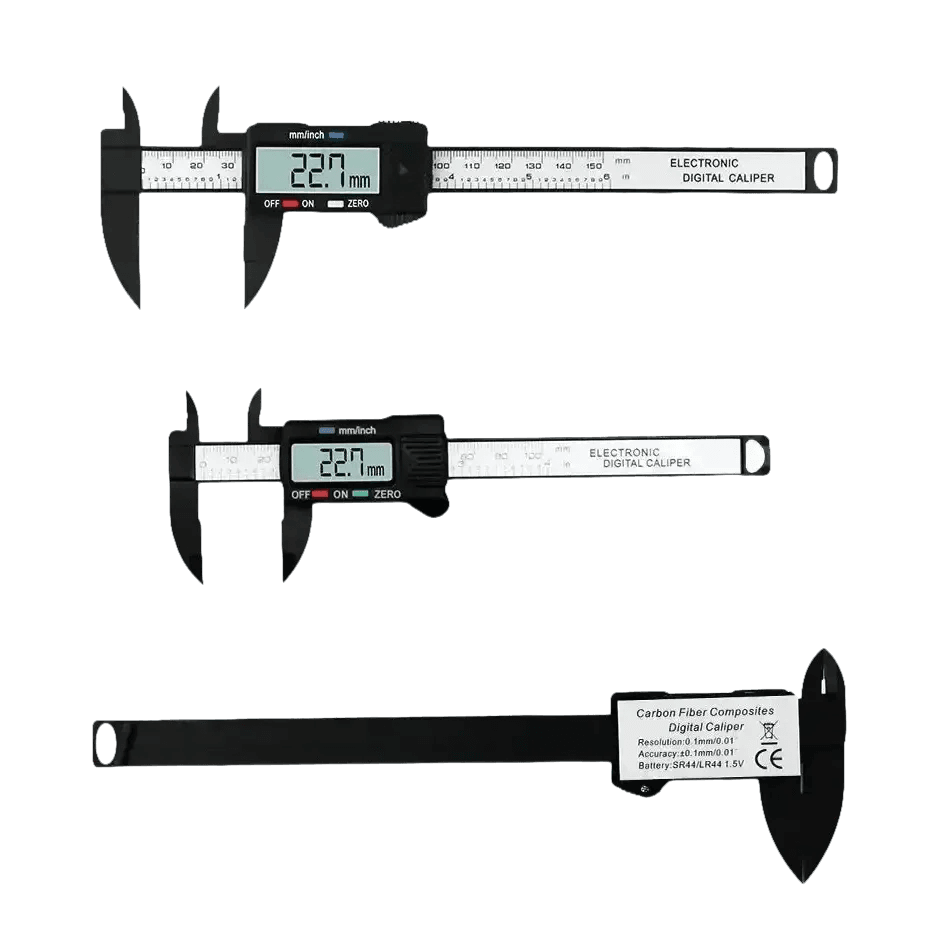 Two Black Digital Calipers Electronic Vernier Caliper Set Digital Caliper by China Tools Enterprise Store