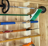 Ultimate Shed Organization Kit – Yard & Garden Tool Rack Organizer for Shed Outdoor Storage by HangThis Up My Shed Organizing System