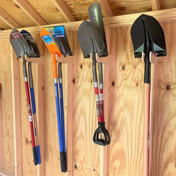 Ultimate Shed Organization Kit – Yard & Garden Tool Rack Organizer for Shed Outdoor Storage by HangThis Up My Shed Organizing System