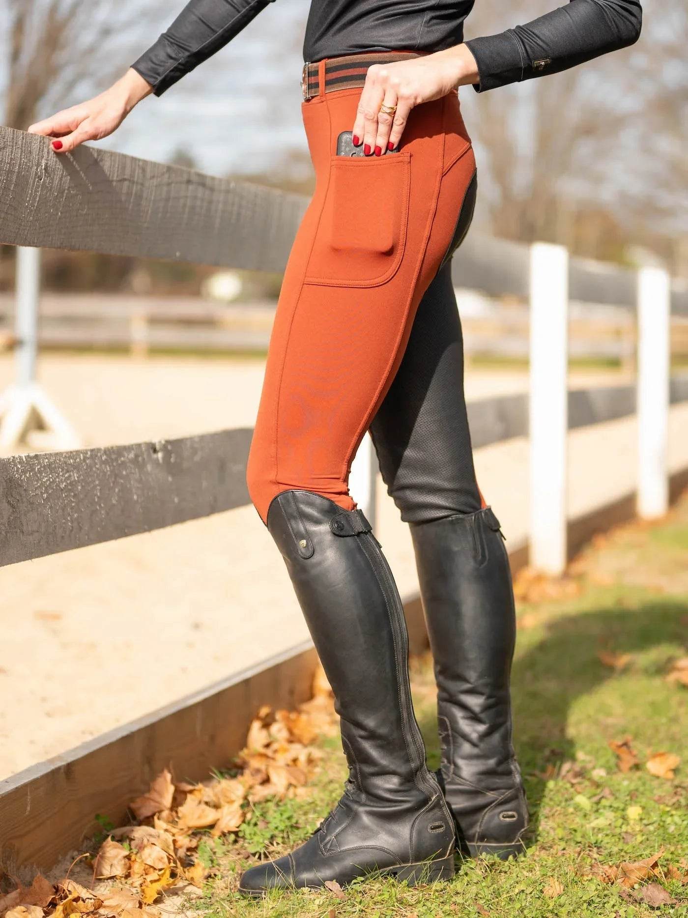 PerforMAX All Season Full Seat Pull On Breech w/2 Cargo Pockets Breeches by FITS Riding