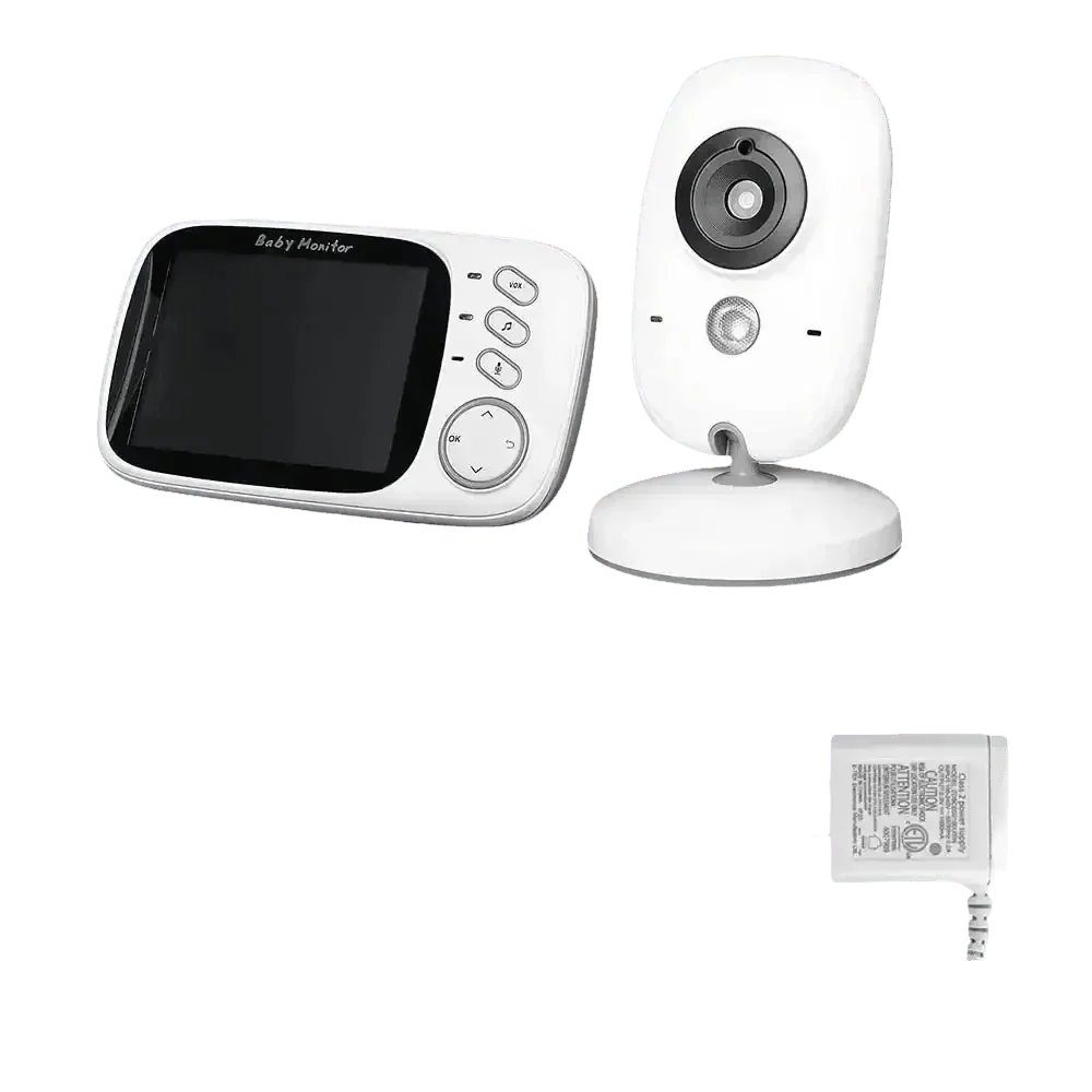 Video Baby Monitor with Two-Way Audio and Temperature Display US Plug Baby Monitors by Eye4U Official Store